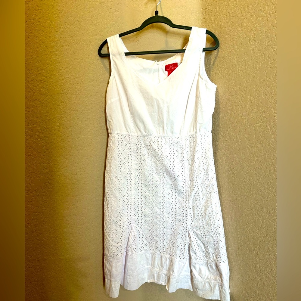 Sweet Eyelet Casual Dress